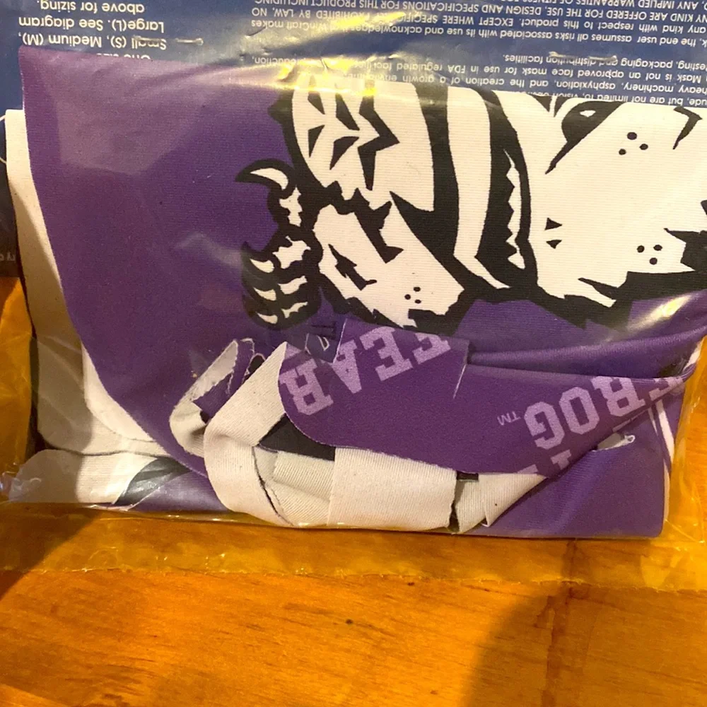 Adult TCU Horned Frogs 3 pack Reusable Washable Face Mask New in Package
